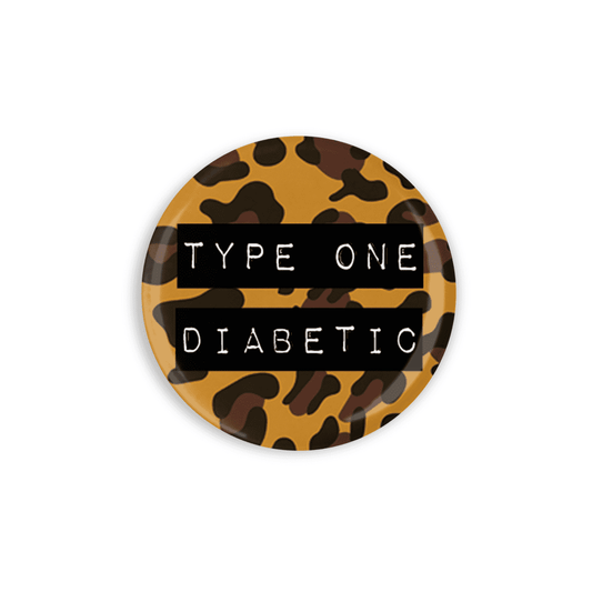 Animal Print T1D Badge