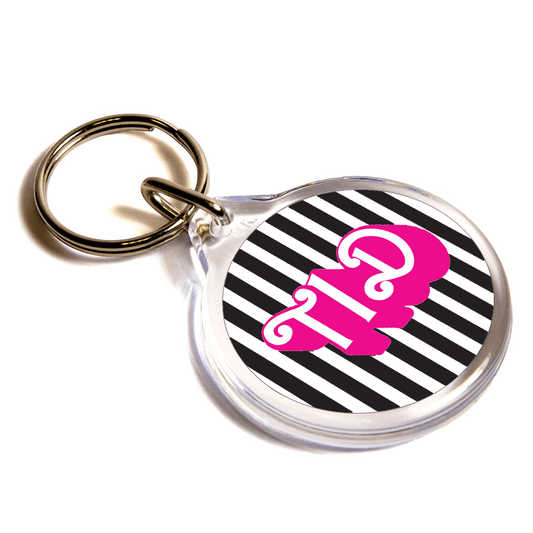 Black Stripe T1D Keychain