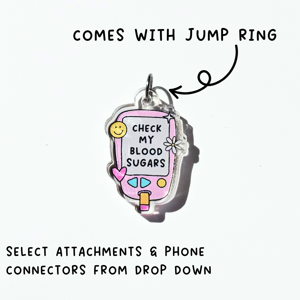 Check My Blood Sugars Charm