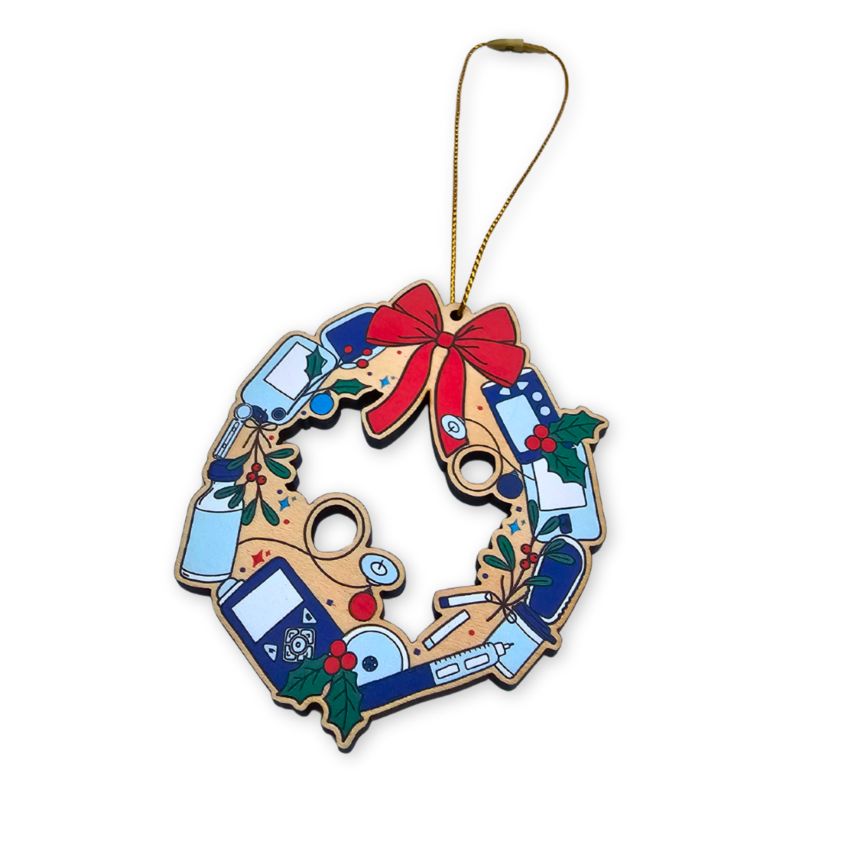 Christmas Diabetes Awareness Decoration