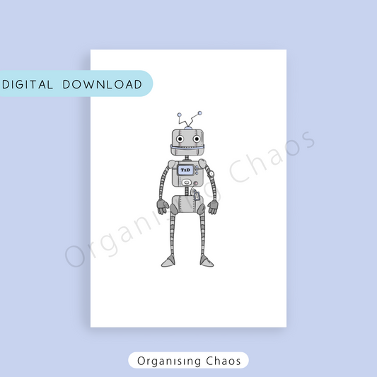 Bolus the Diabot Blue Digital Download