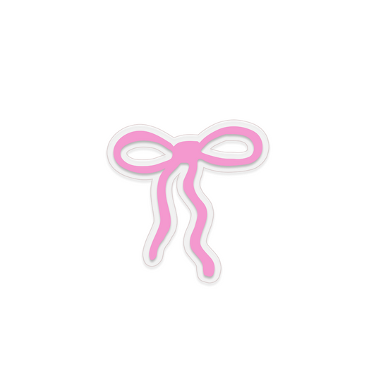 Mini Bow Clear Sticker