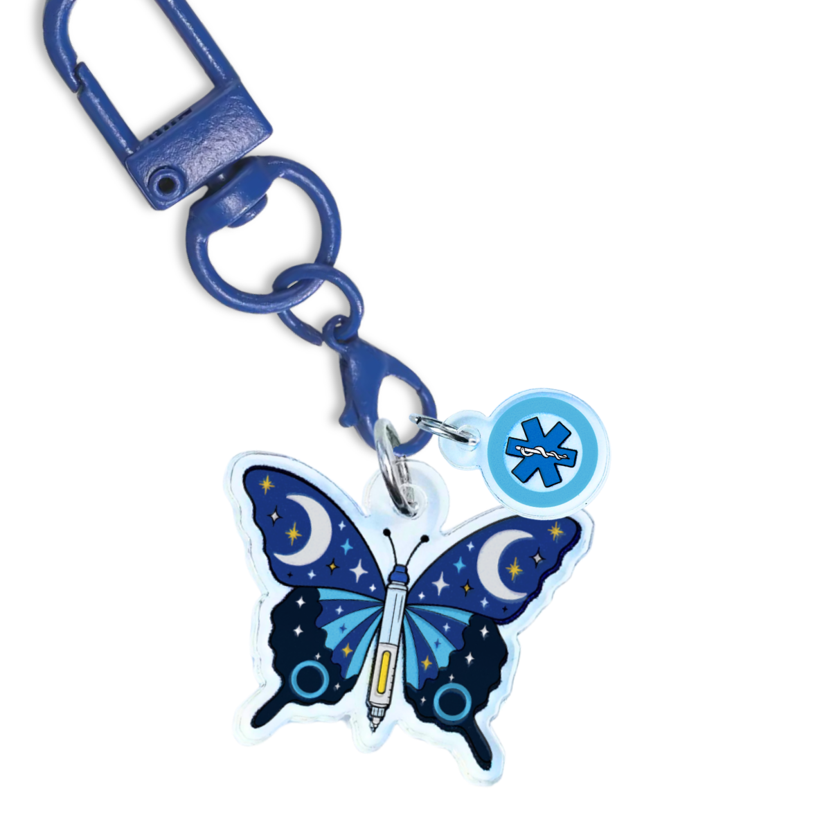 Diabetes Awareness Butterfly Charm