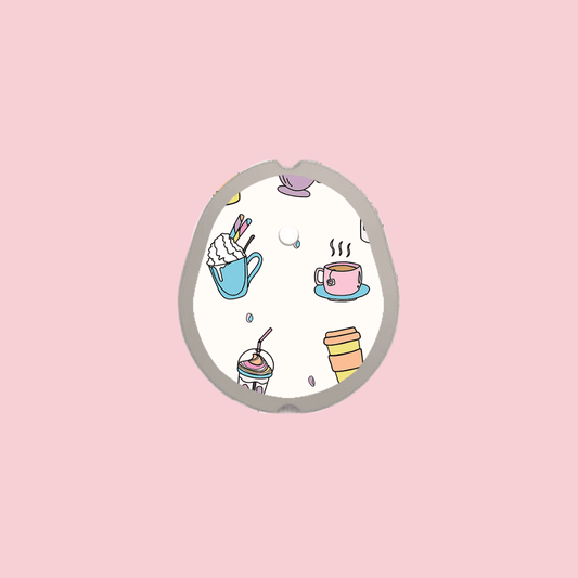 Coffee Dexcom G7/One+ Sensor Sticker