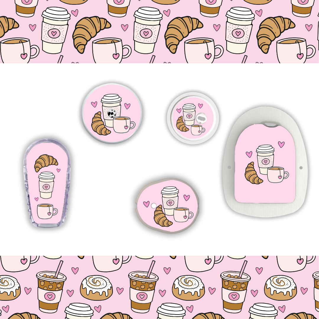 Croissants for Breakfast Device Stickers
