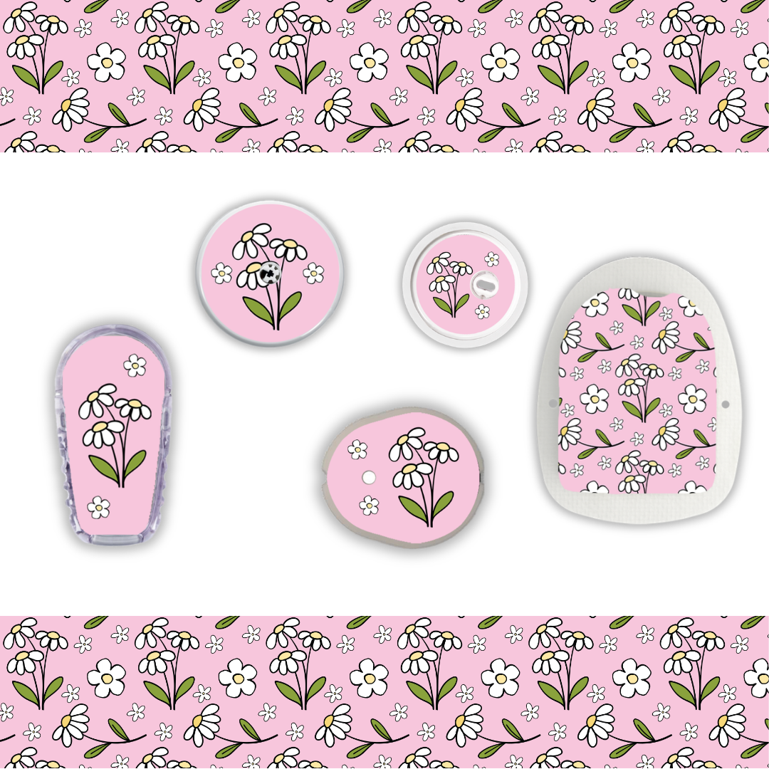 Brighten Your Diabetic Device Sticker 4 Pack