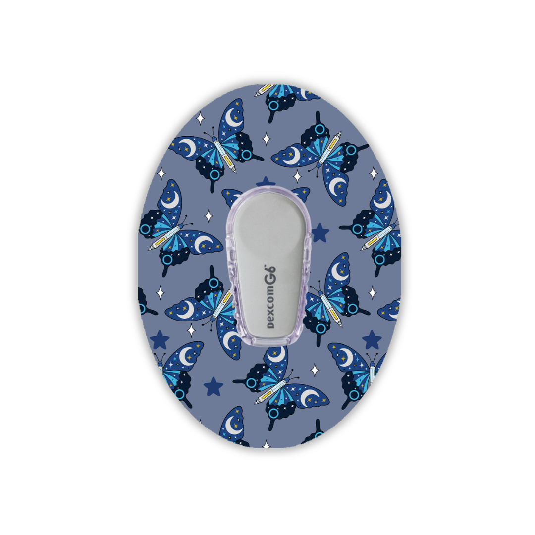 Diabetes Awareness Butterfly Device Patches