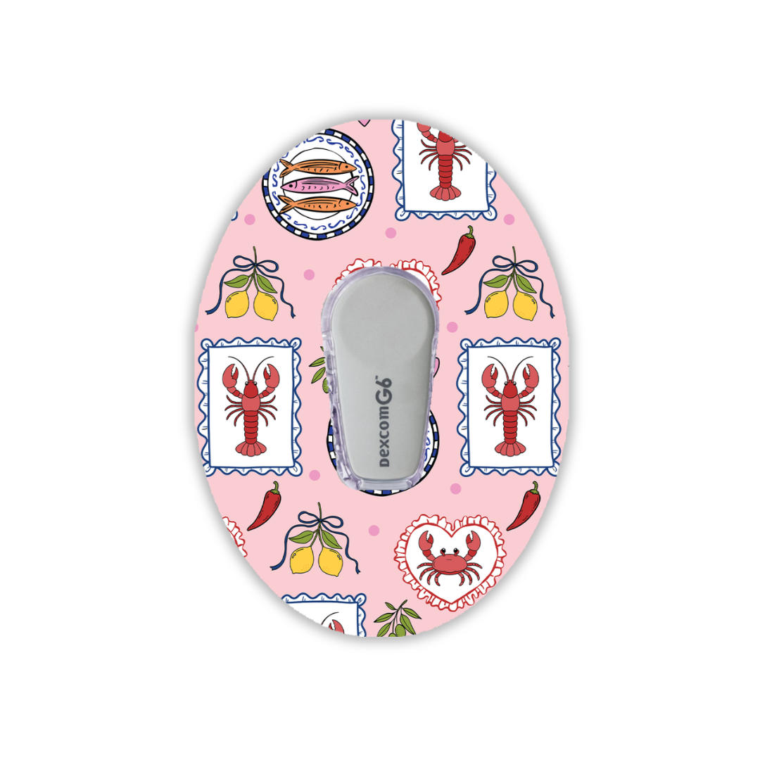Summer Diabetic Device Patch 4 Pack
