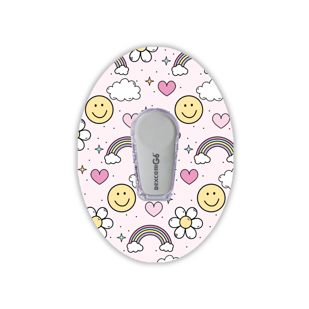 Brighten Your Diabetic Device Patch 4 Pack
