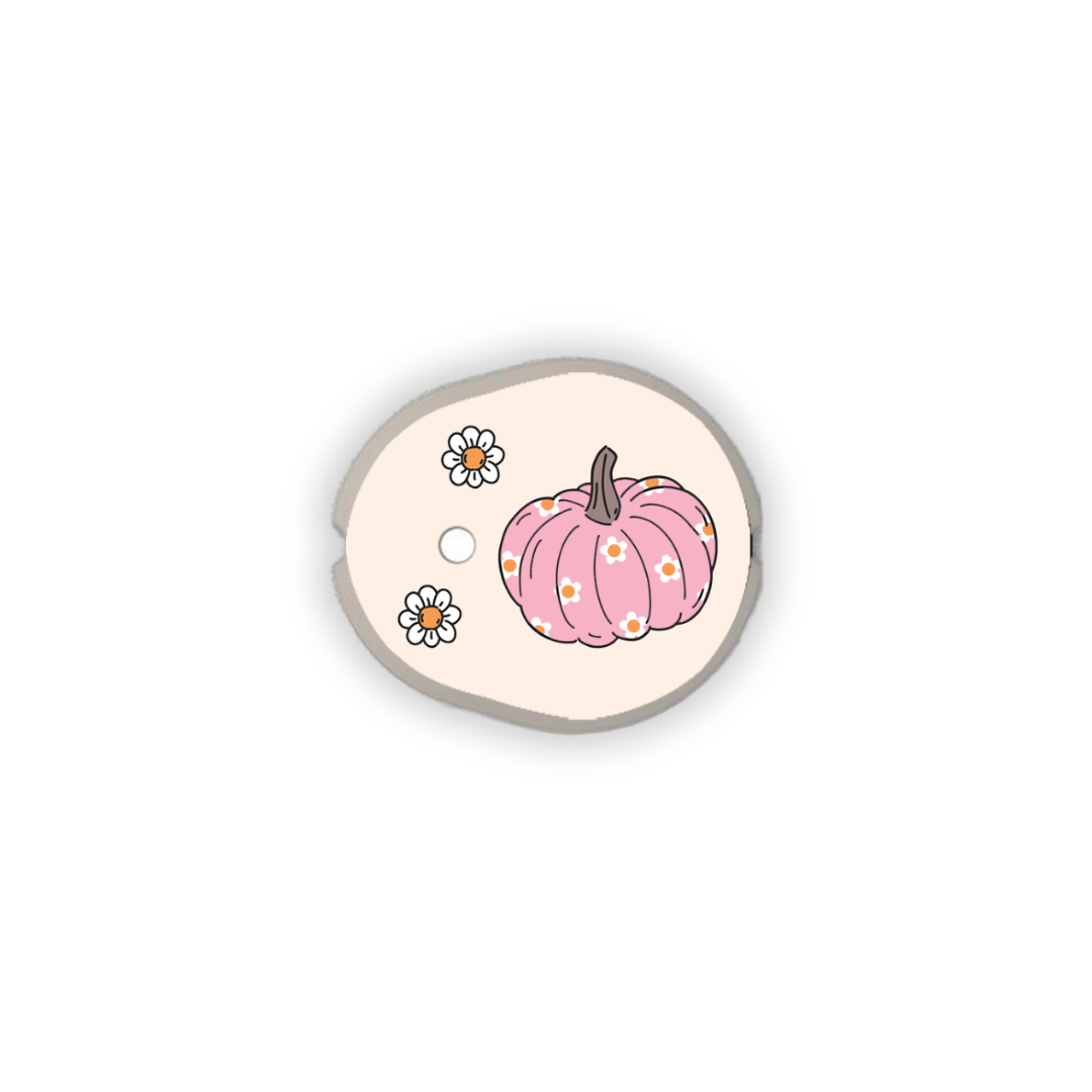 Pink Pumpkin Device Stickers