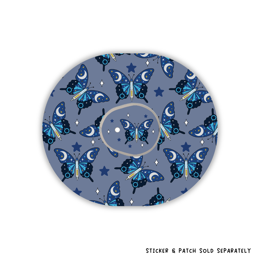 Diabetes Awareness Butterfly Device Patches