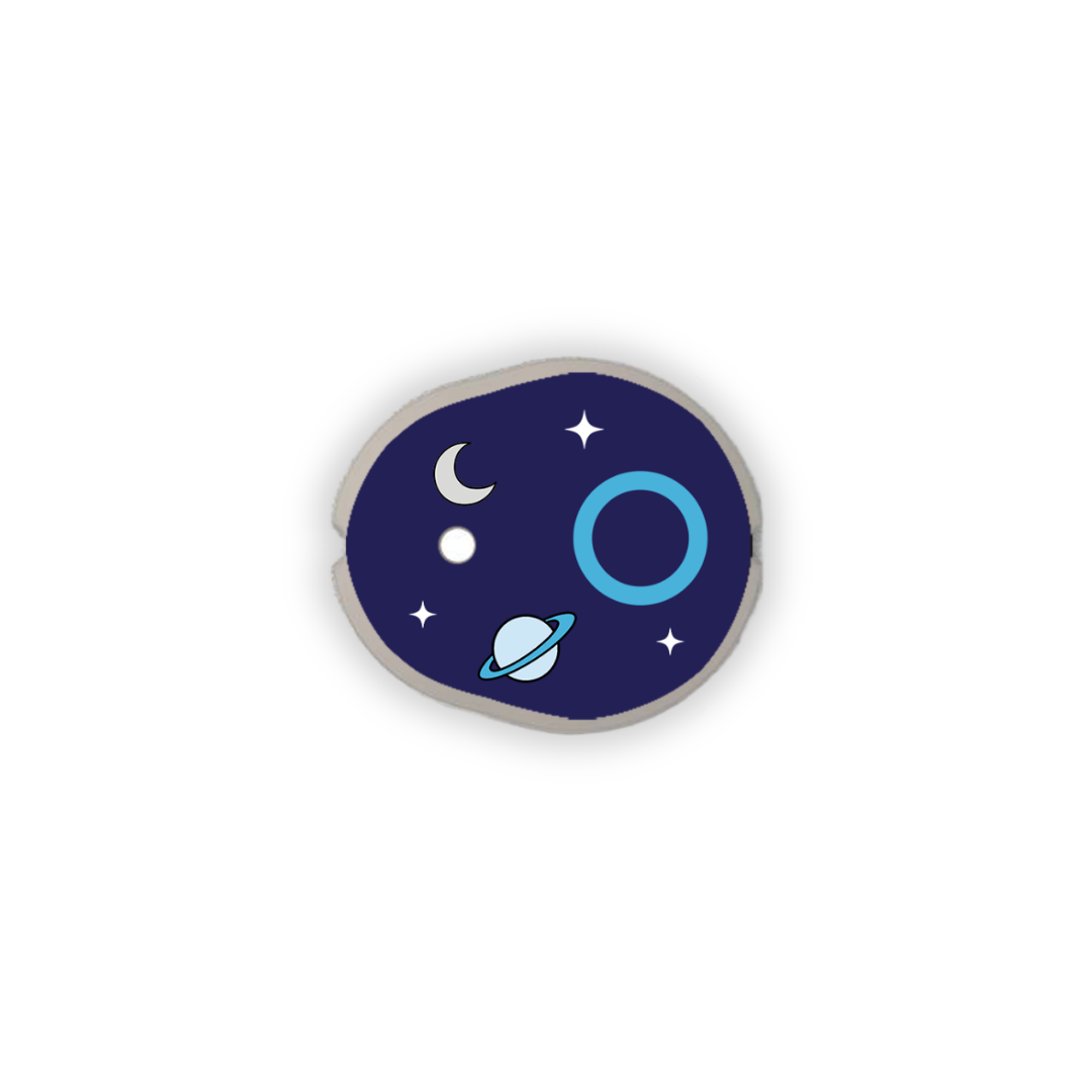 Diabetes in the Stars Device Stickers