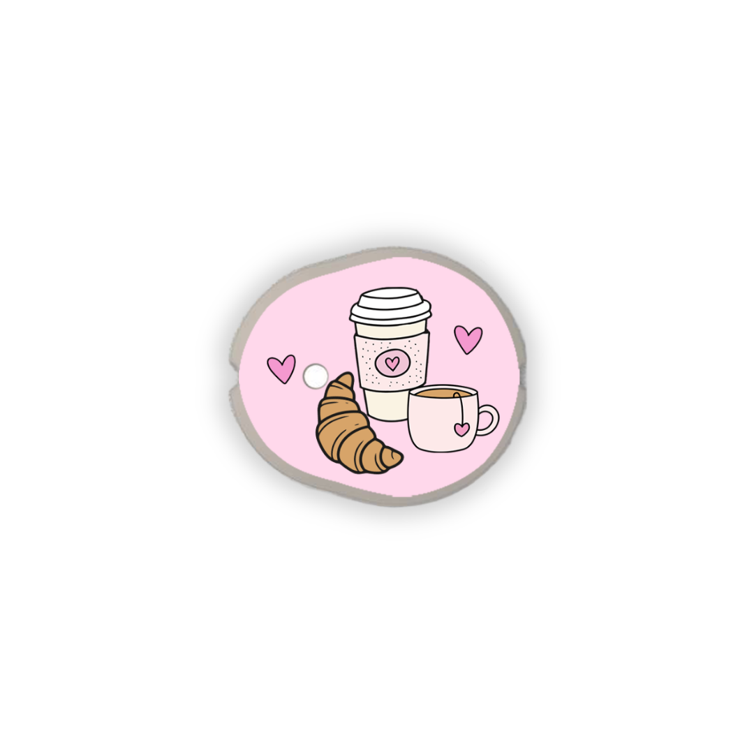 Croissants for Breakfast Device Stickers