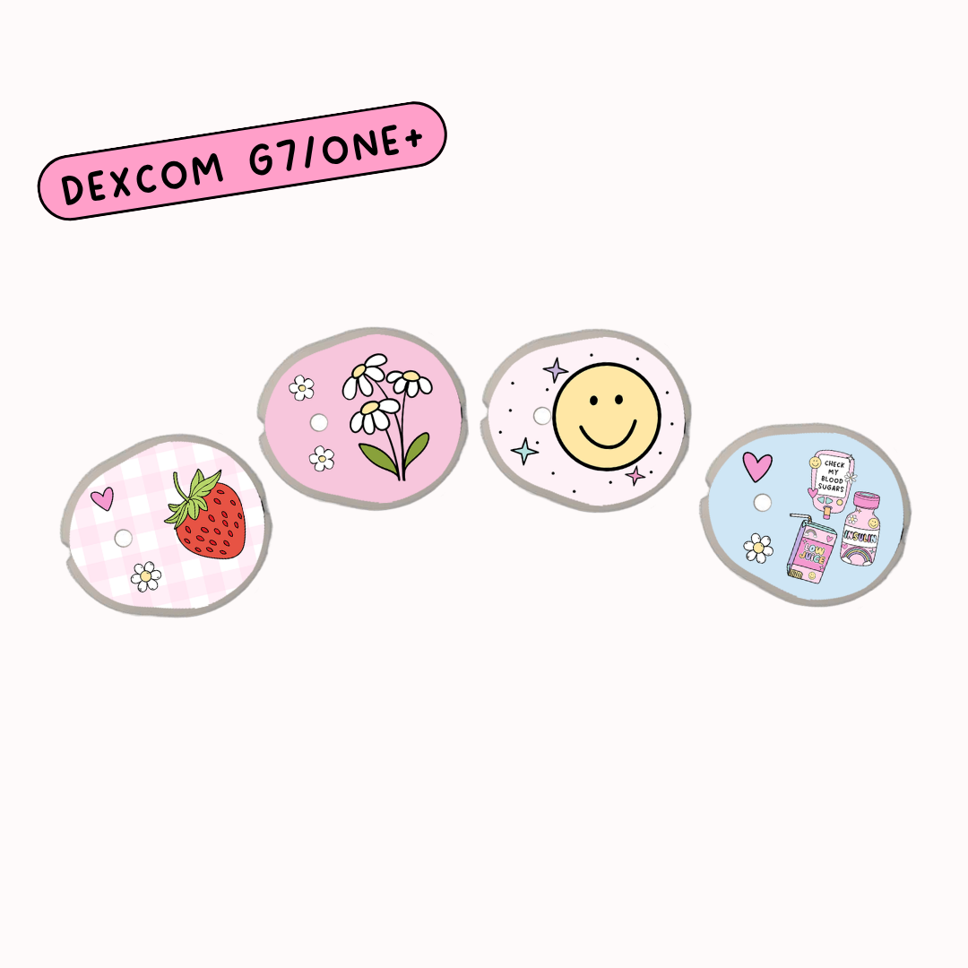 Brighten Your Diabetic Device Sticker 4 Pack