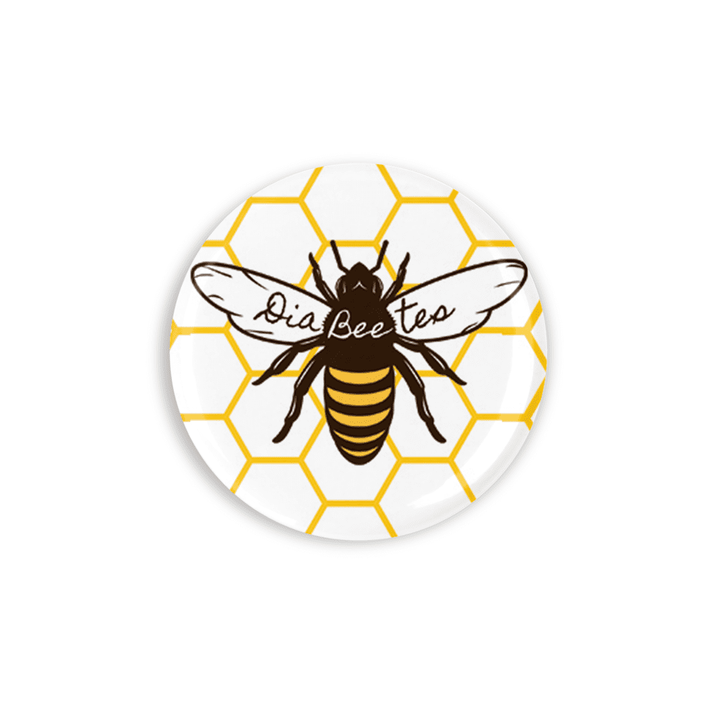 Dia-BEE-tes Button Badge