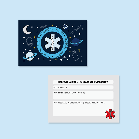 Diabetes Awareness Medical Alert Card
