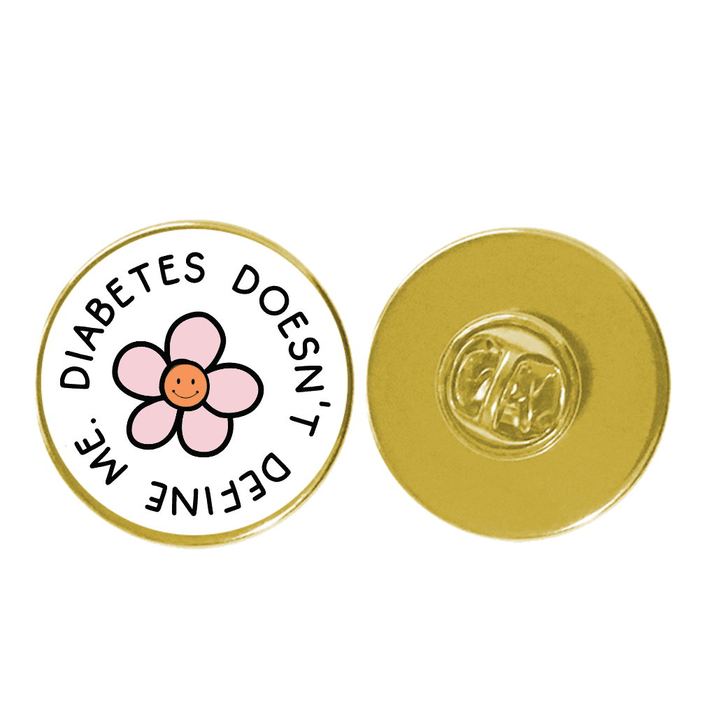 Diabetes Doesn't Define Me Pin Badge