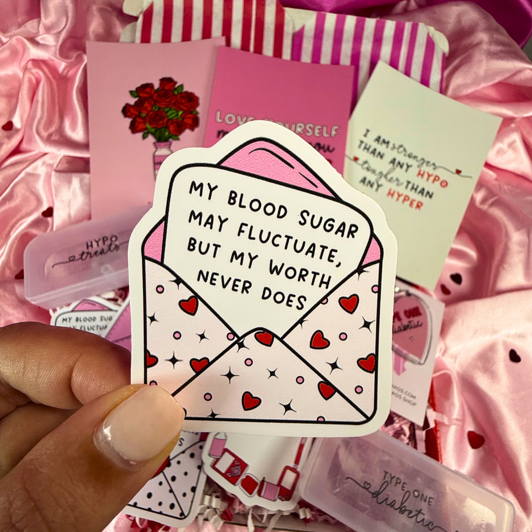 Love Letter My Blood Sugar May.. Sticker