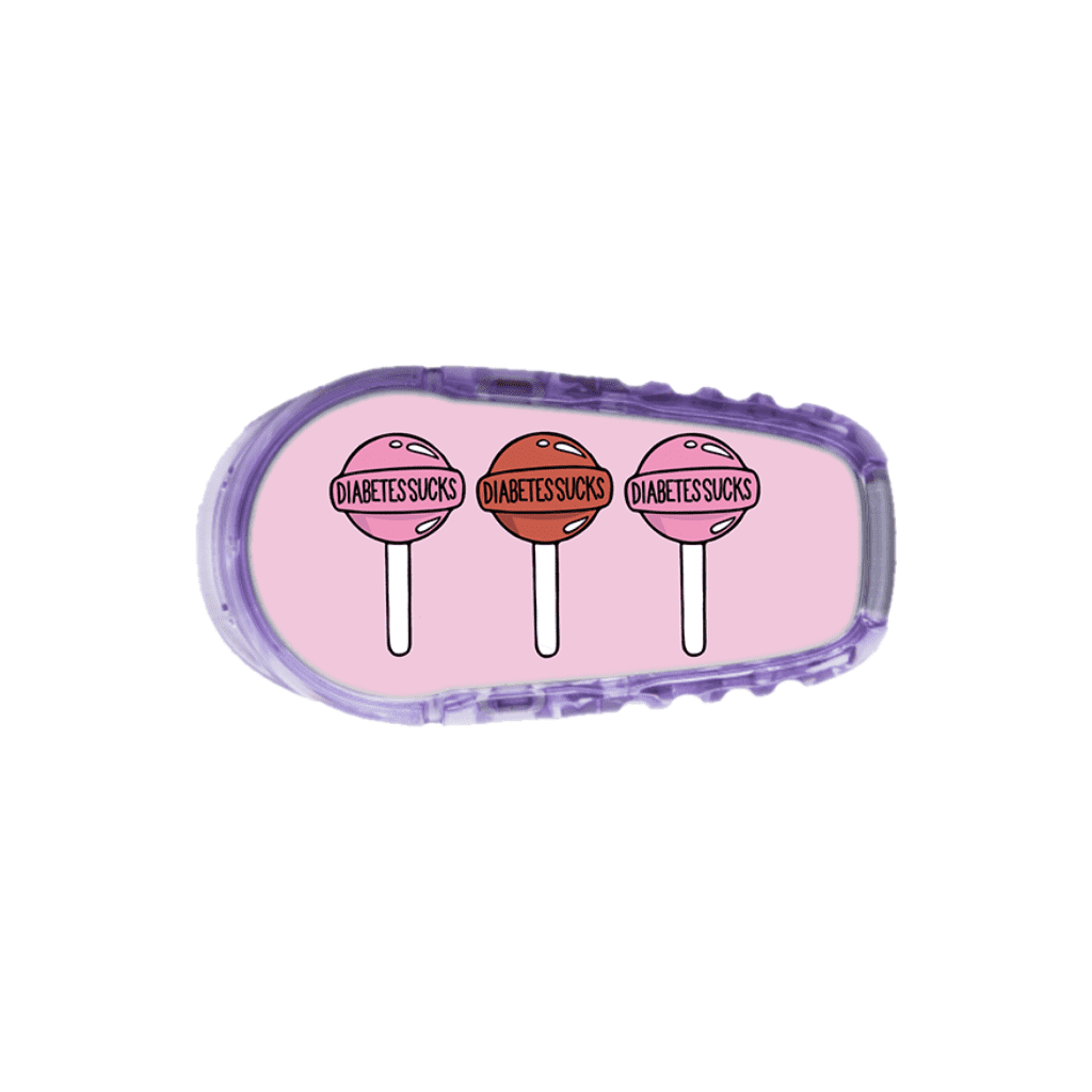 Diabetes Sucks Dexcom G6/One Sensor Sticker