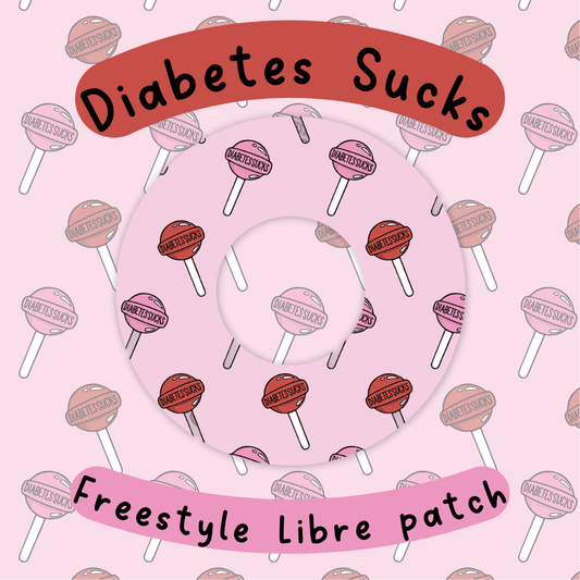 Diabetes Sucks Freestyle Libre 1/2 Patch