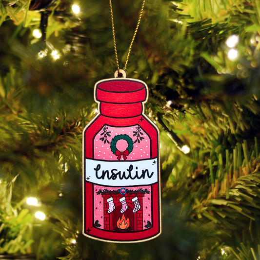 Insulin Vial - Festive Fuel Decoration