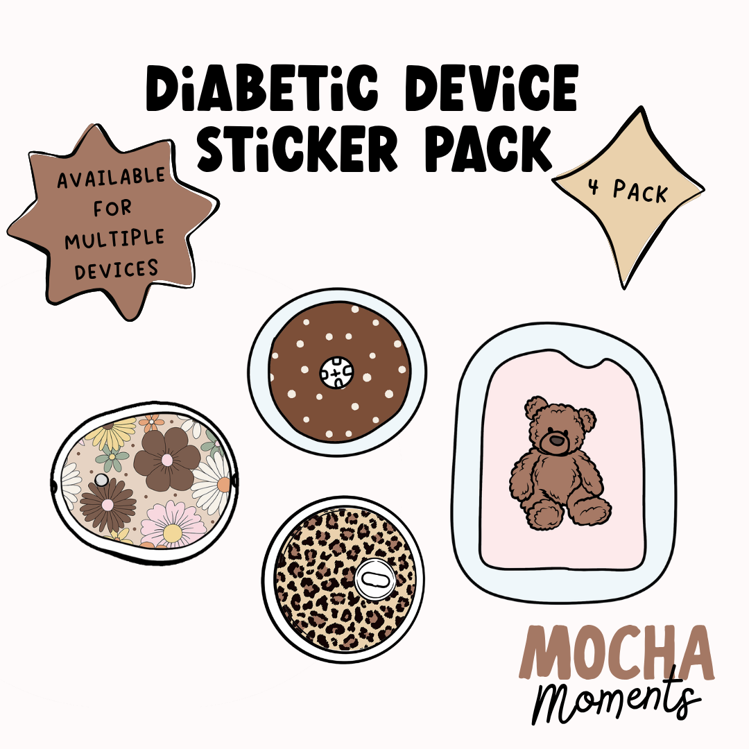 Mocha Moments Device Sticker 4 Pack