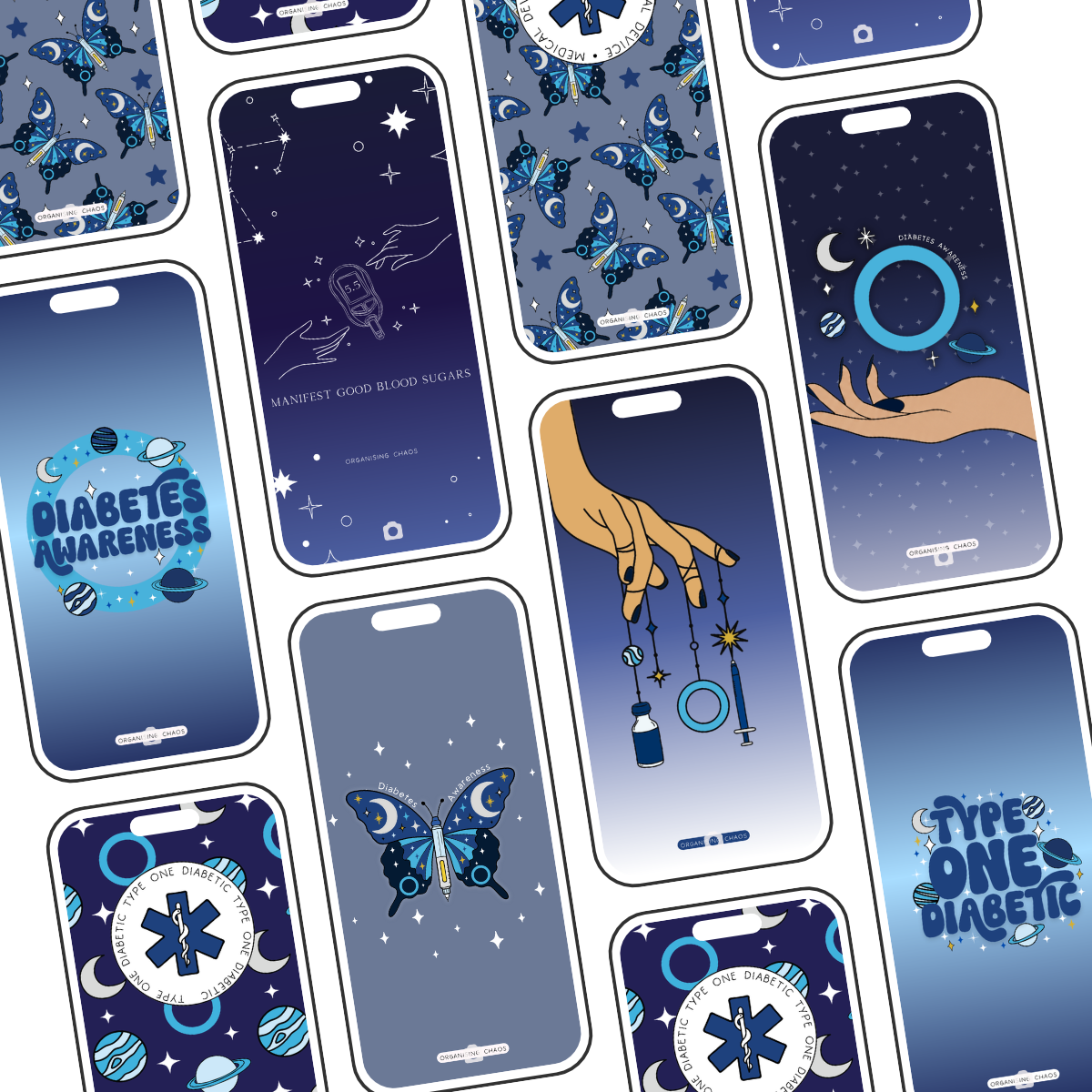 Free Diabetes Awareness Phone Wallpapers
