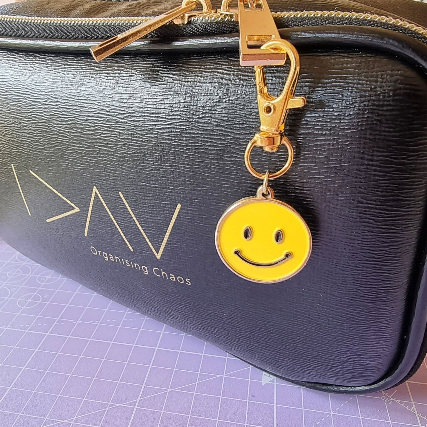 Diabetic Yellow Happy Charm