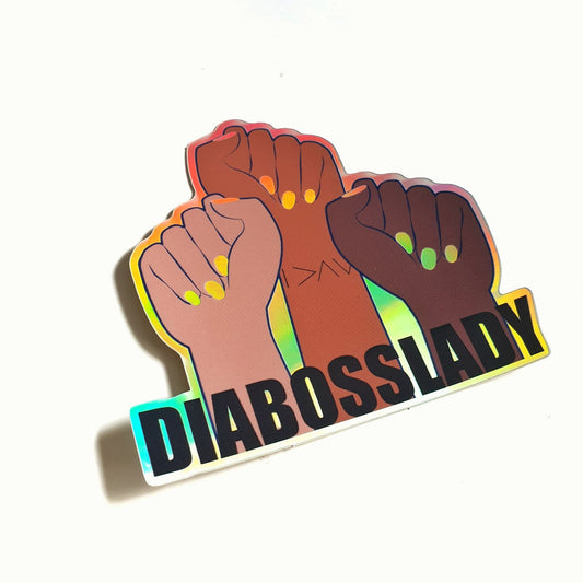 DiaBossLady Holographic Sticker