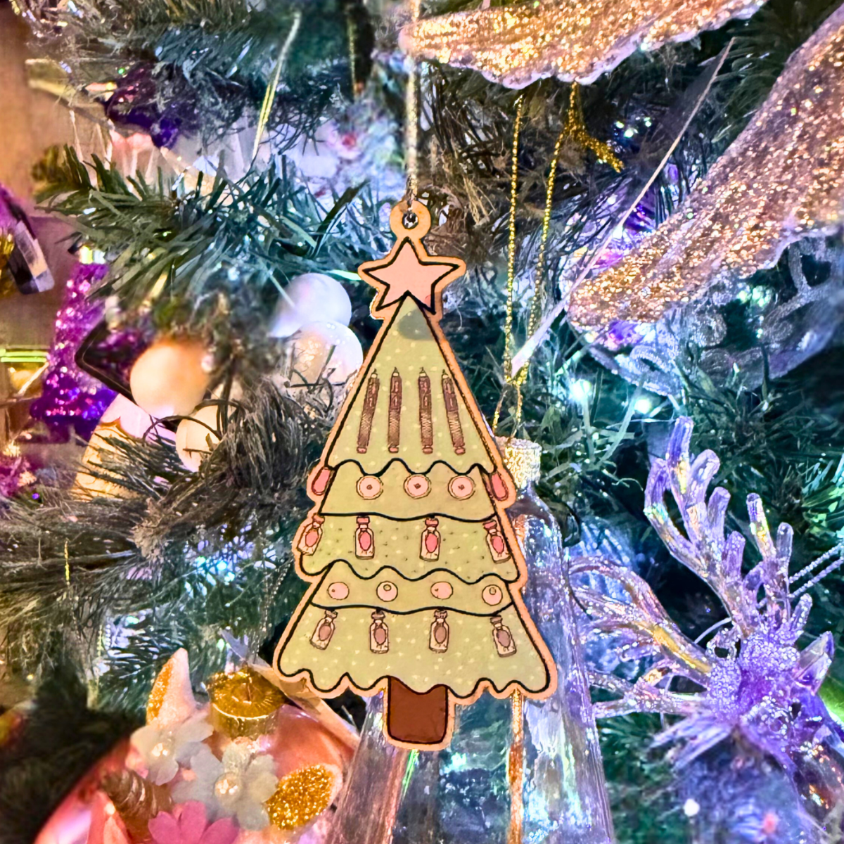 Deck the Diabetic Tree Decoration