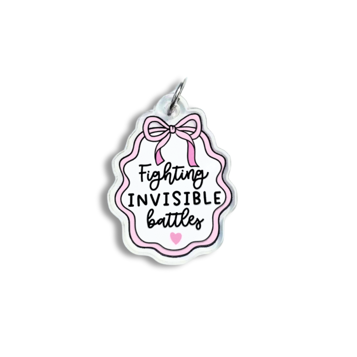 Fighting Invisible Battles Charm