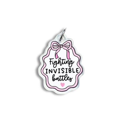 Fighting Invisible Battles Charm