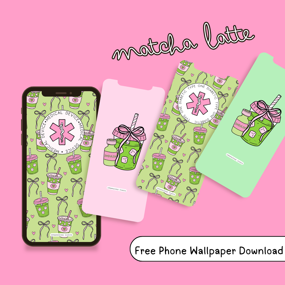 Free Matcha Insulin Phone Wallpapers