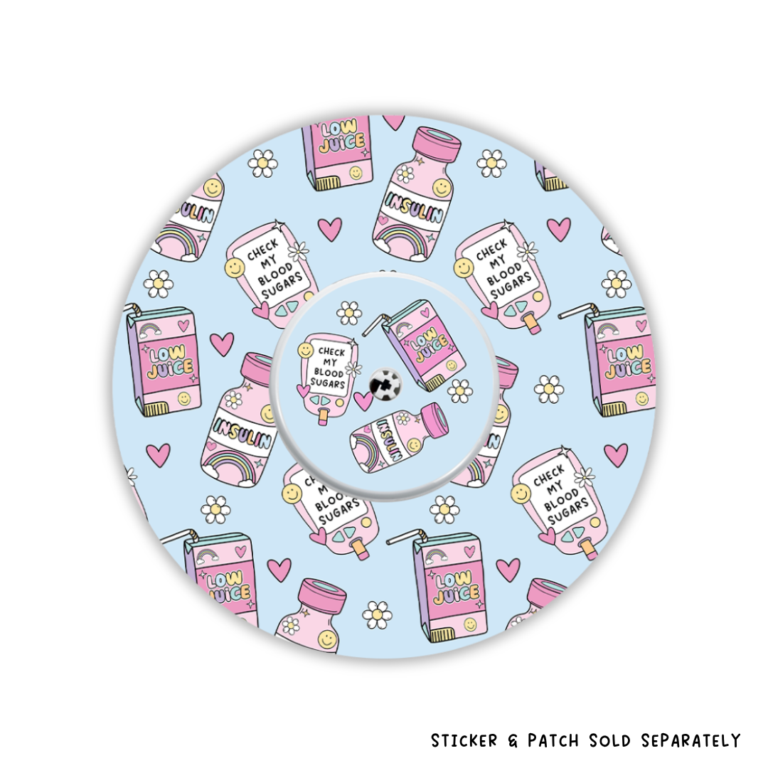 Brighten Your Diabetic Device Patch 4 Pack