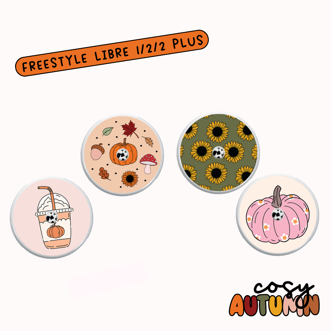Cosy Autumn Device Sticker 4 Pack