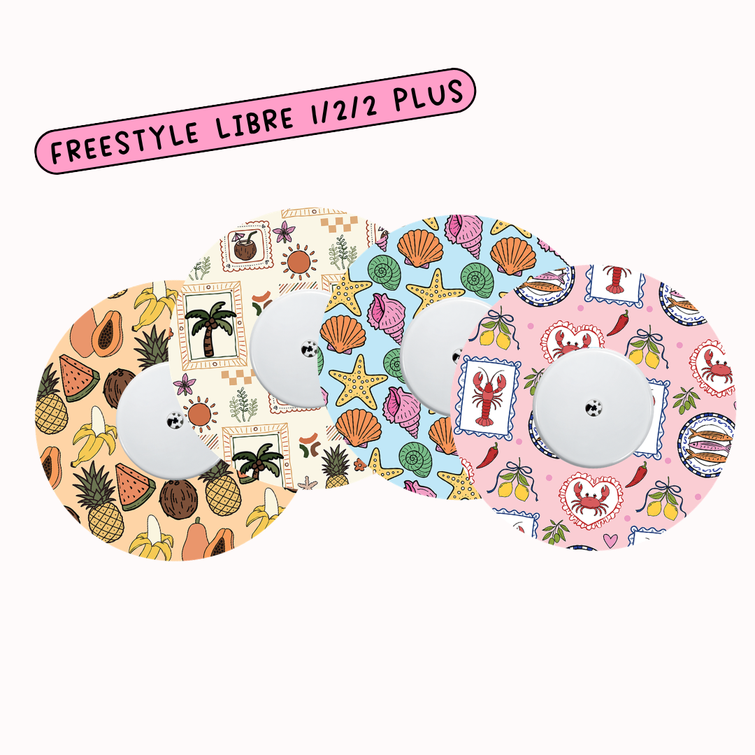Summer Diabetic Device Patch 4 Pack