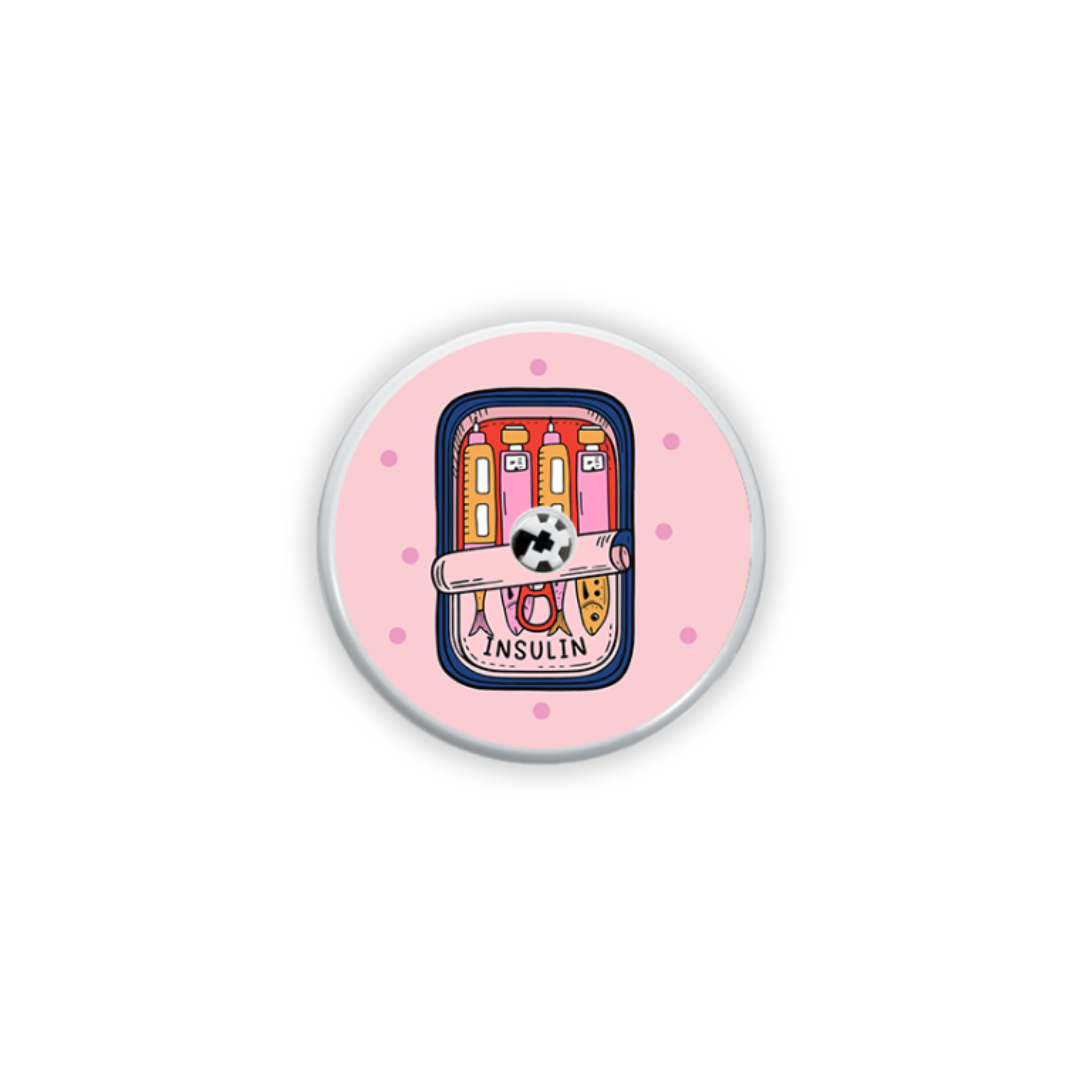 Summer Diabetic Device Sticker 4 Pack