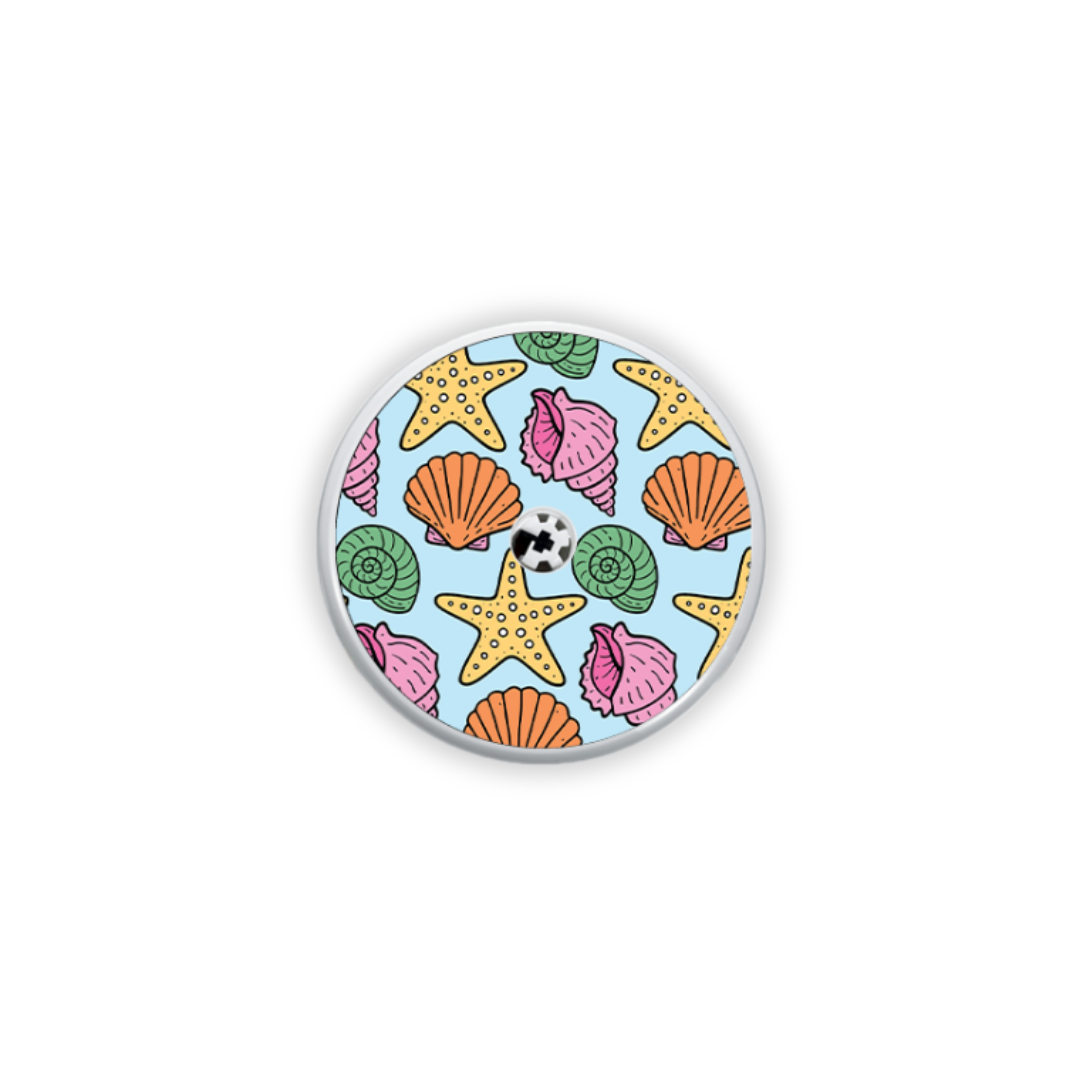 Summer Diabetic Device Sticker 4 Pack