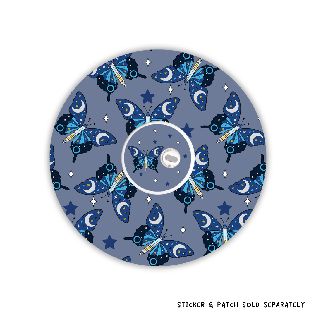 Diabetes Awareness Butterfly Device Patches