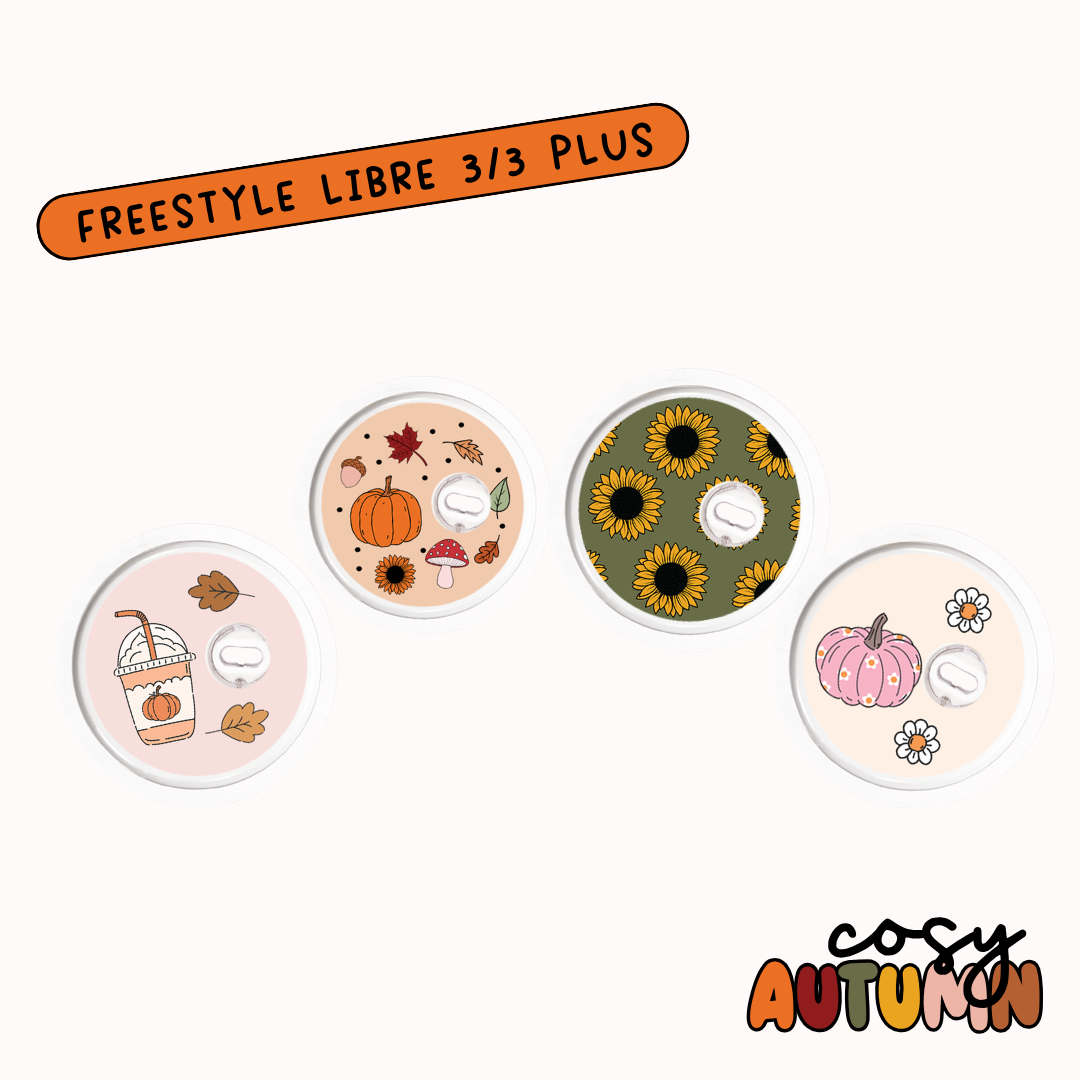 Cosy Autumn Device Sticker 4 Pack