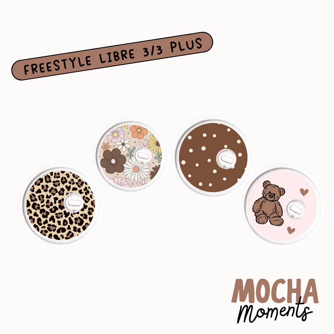 Mocha Moments Device Sticker 4 Pack