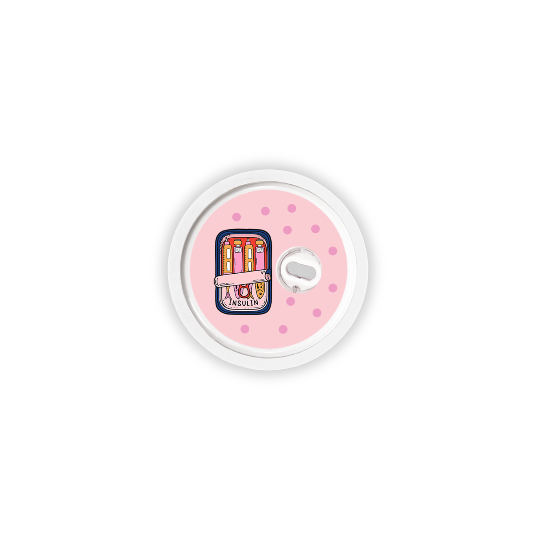 Summer Diabetic Device Sticker 4 Pack