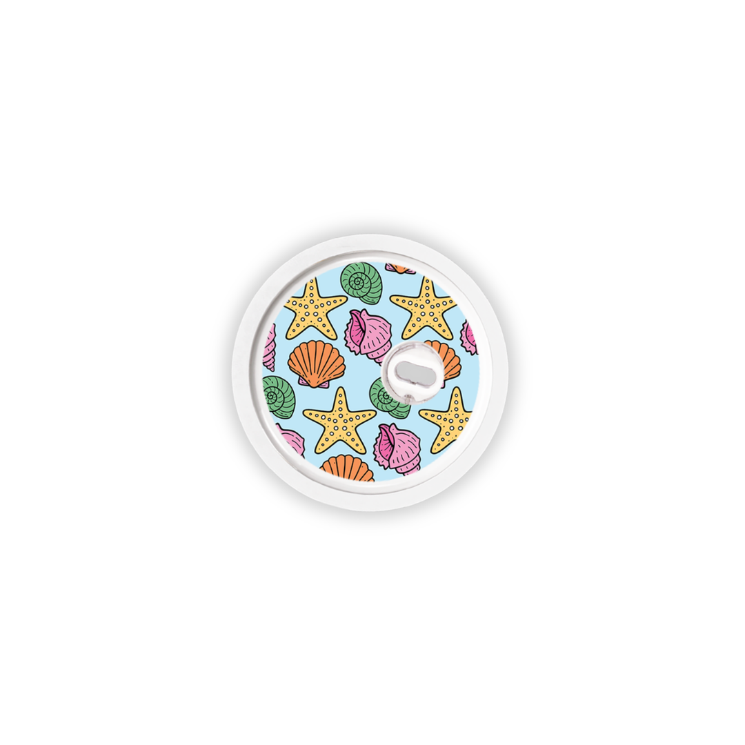 Summer Diabetic Device Sticker 4 Pack