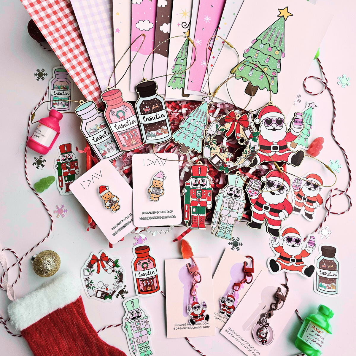 Diabetic Christmas OC Box