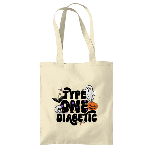 T1D Halloween Tote Bag