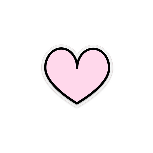 Mini Heart Clear Sticker