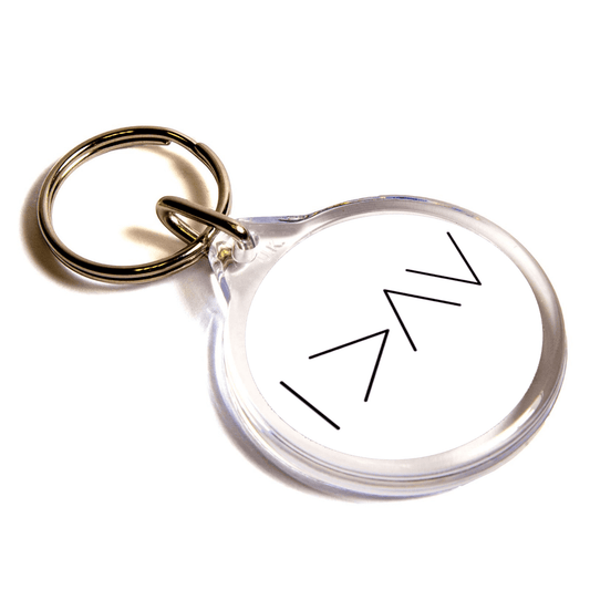 I am greater than my highs and lows Keychain