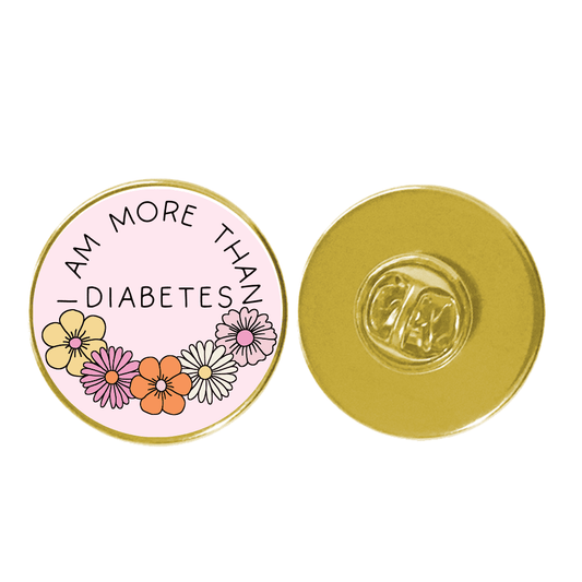 I am More Than Diabetes Pin Badge