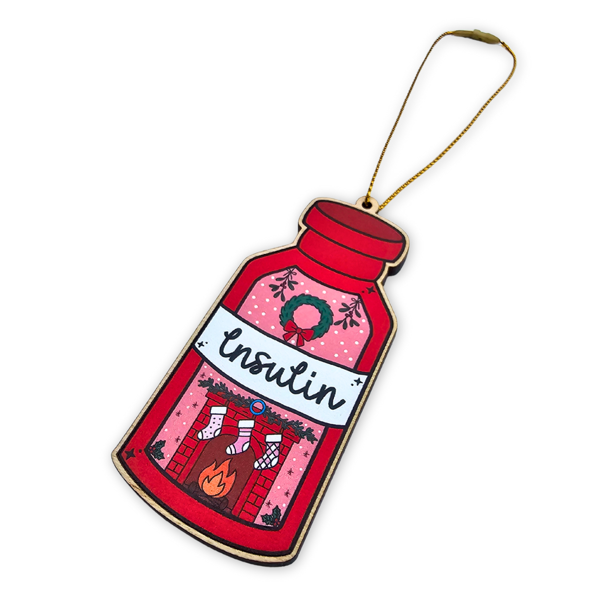 Insulin Vial - Festive Fuel Decoration