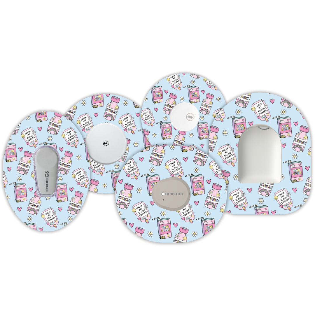 Brighten Your Diabetic Device Patch 4 Pack